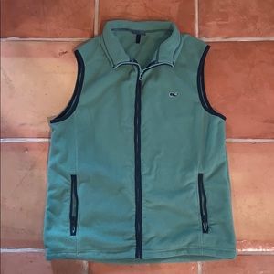Vineyard Vines Small Green fleece vest